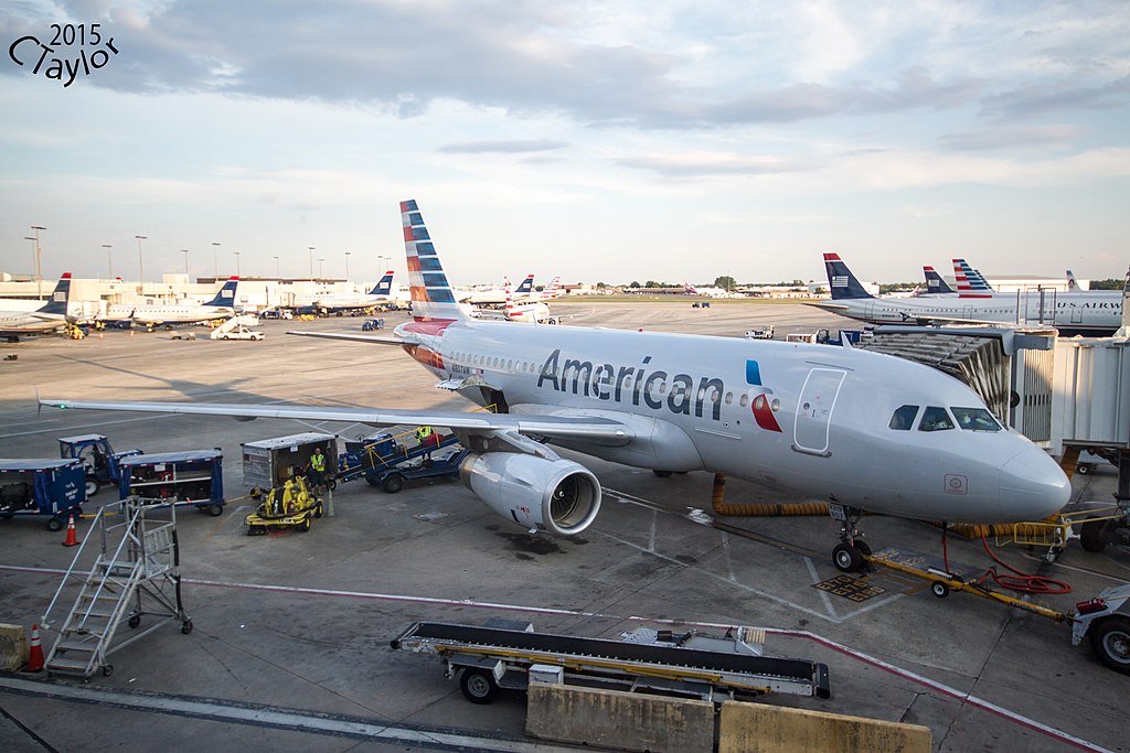 Ramp activity at Charlotte Douglas International Airport.